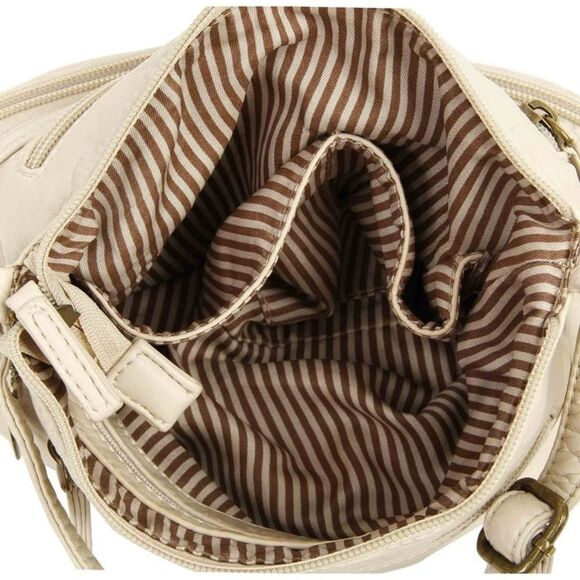 Ampere Creations Bethany Womens Crossbody Taupe NWT in packaging - Picture 2 of 9